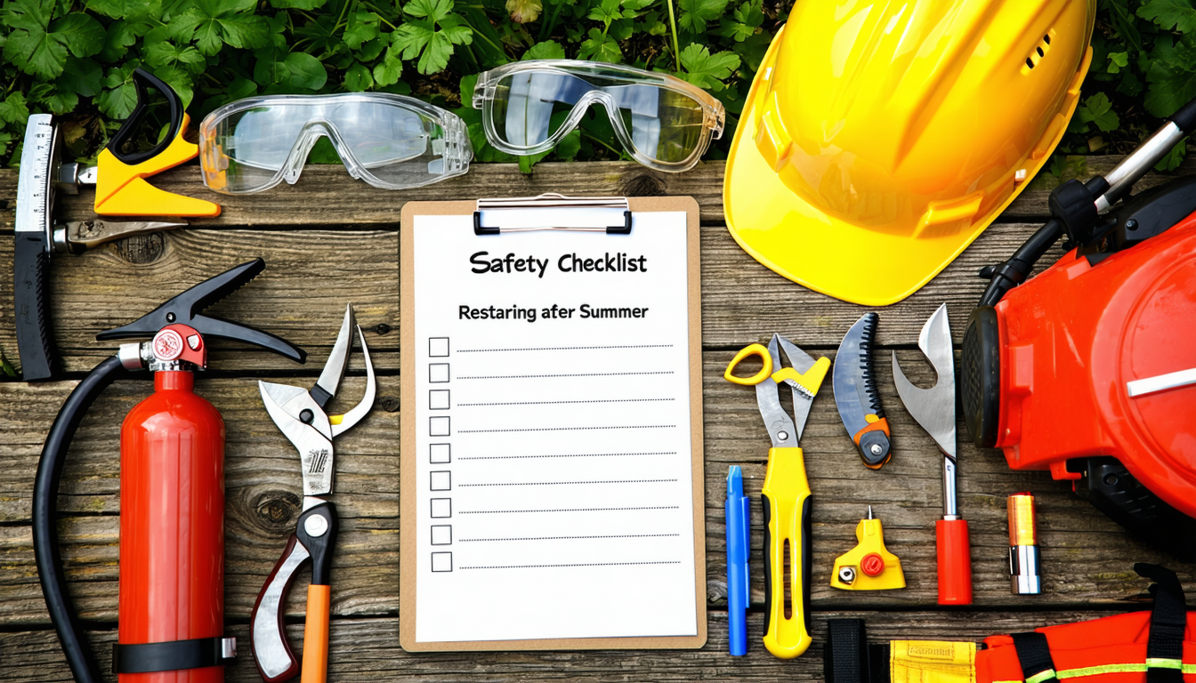 découvrez notre check-list de sécurité essentielle pour remettre en route vos installations après l'été. assurez-vous de ne rien négliger et préparez-vous sereinement à la reprise avec nos conseils pratiques.