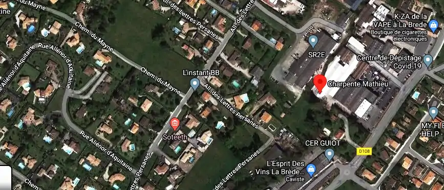 Charpente Mathieu à La Brède
