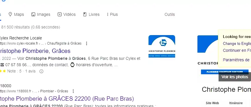 Plombier Chauffagiste à Grâces